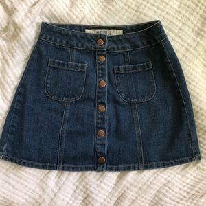 Melville denim skirt